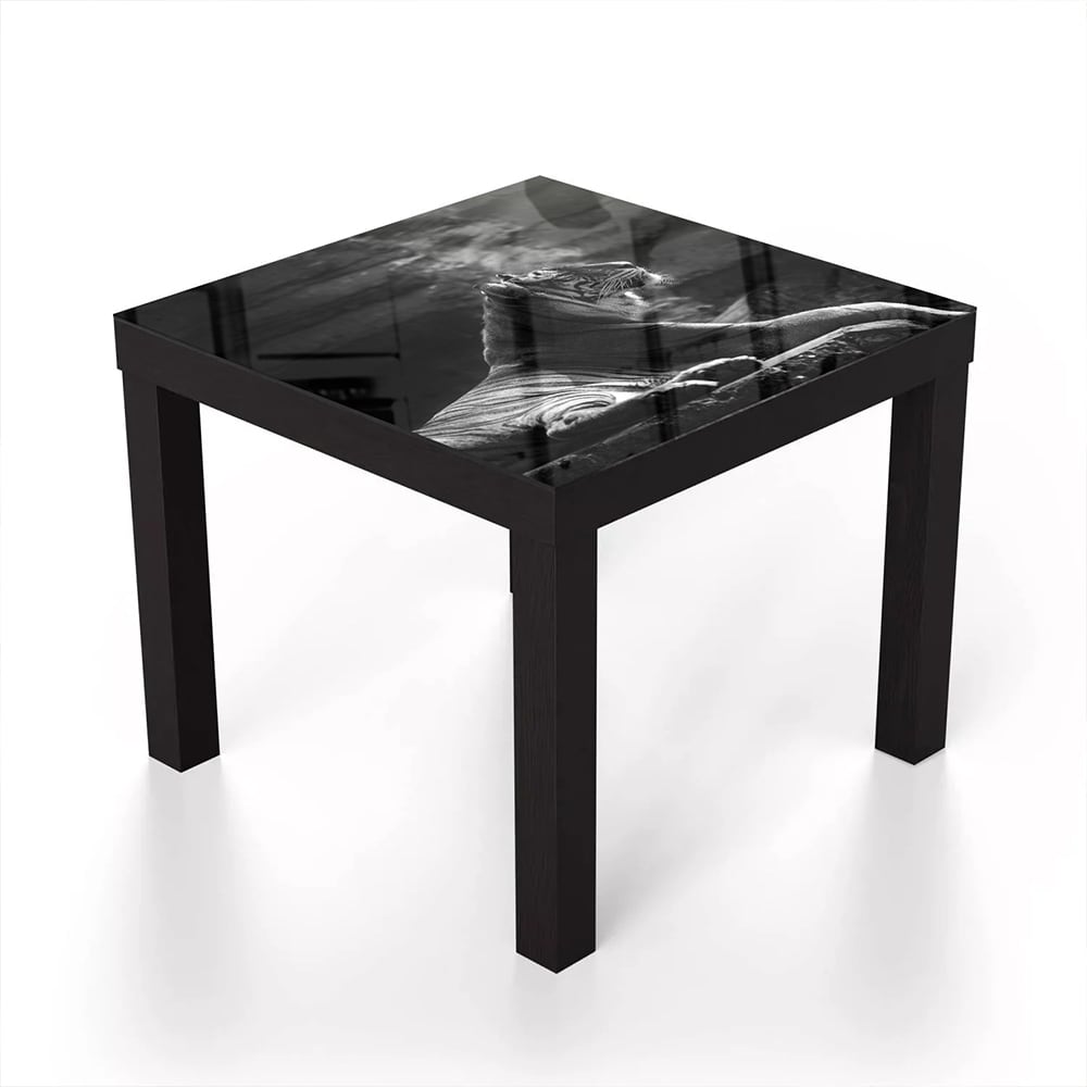 Salontafel 55x55 - Gehard Glas - Sumatraanse Tijger