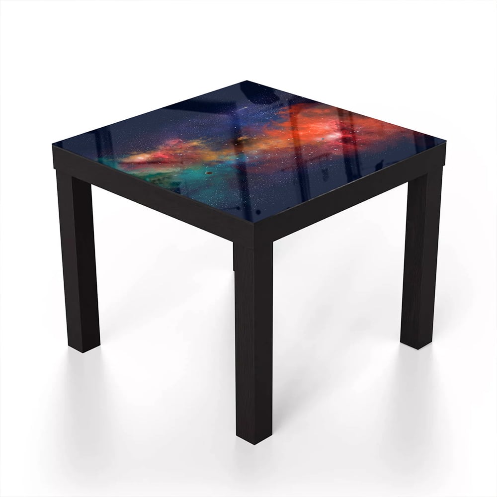 Salontafel 55x55 - Gehard Glas - Kleurrijke Hemel