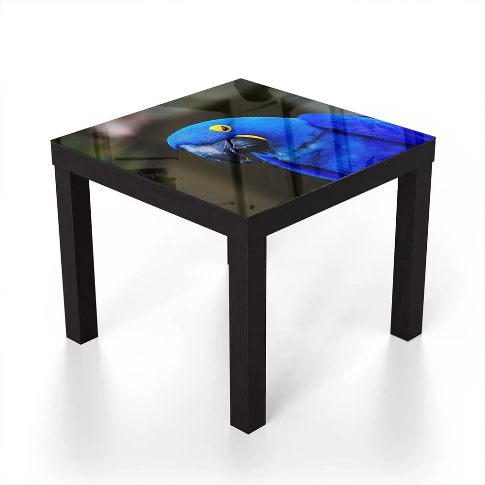 Salontafel 55x55 - Gehard Glas - Blauwe Ara