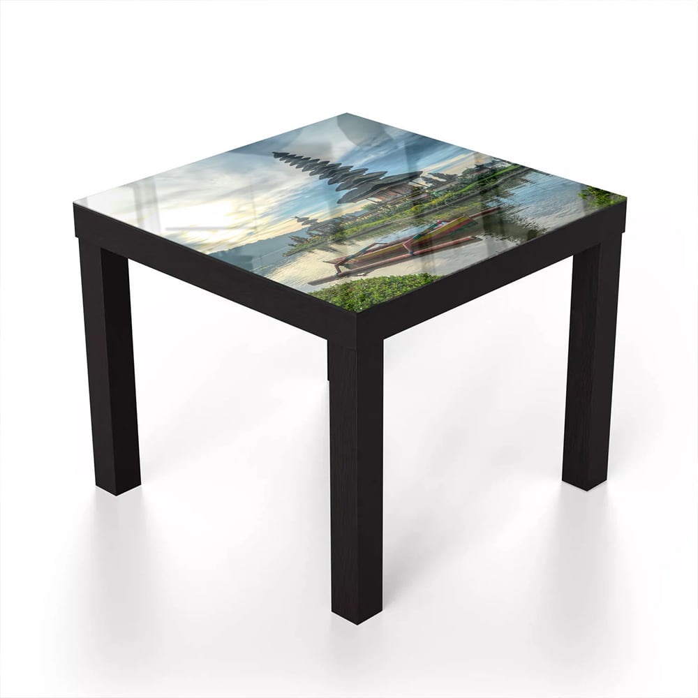 Salontafel 55x55 - Gehard Glas - Hindoeïstische Tempel