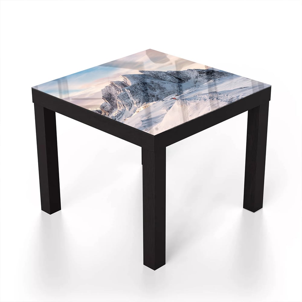 Salontafel 55x55 - Gehard Glas - Sneeuwige Bergtop