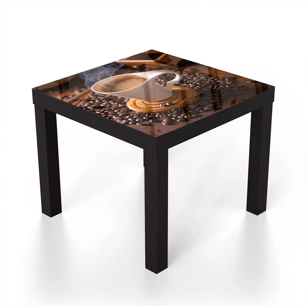 Salontafel 55x55 - Gehard Glas - Warme Kop Koffie