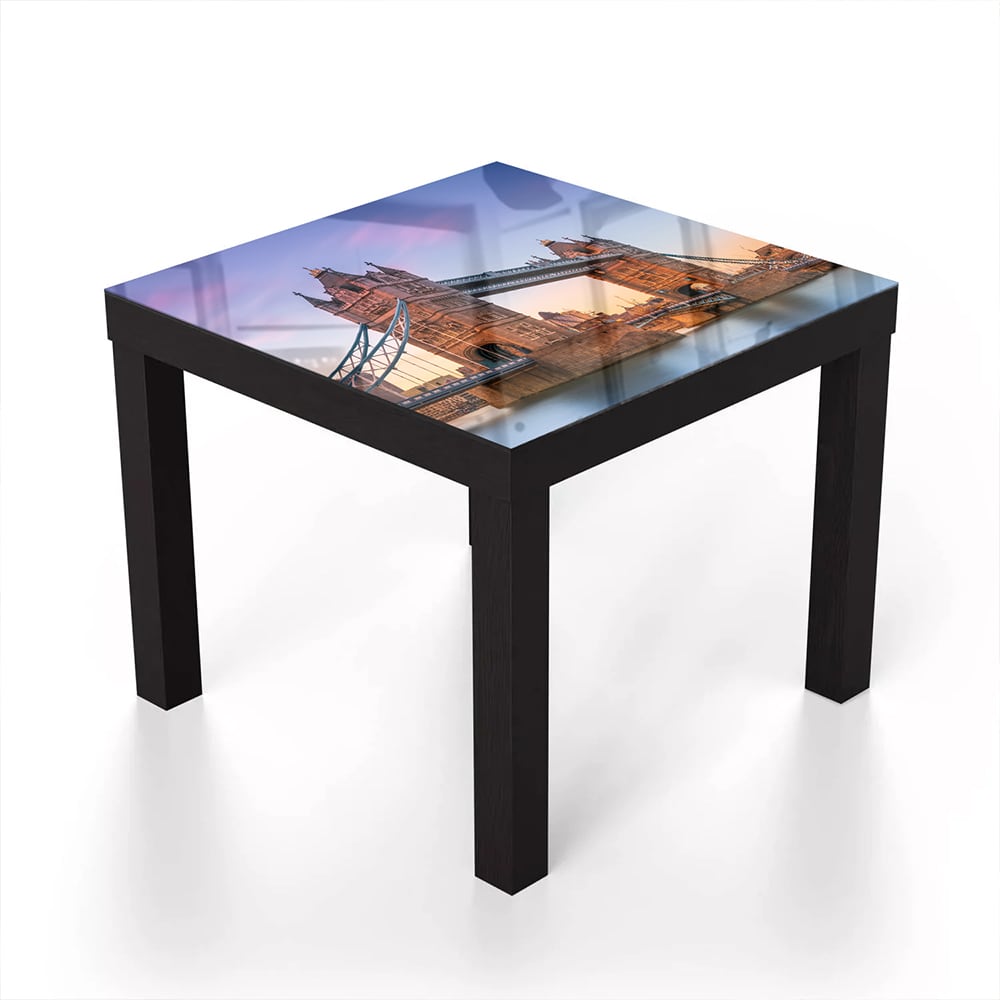 Salontafel 55x55 - Gehard Glas - Tower Bridge bij Zonsondergang