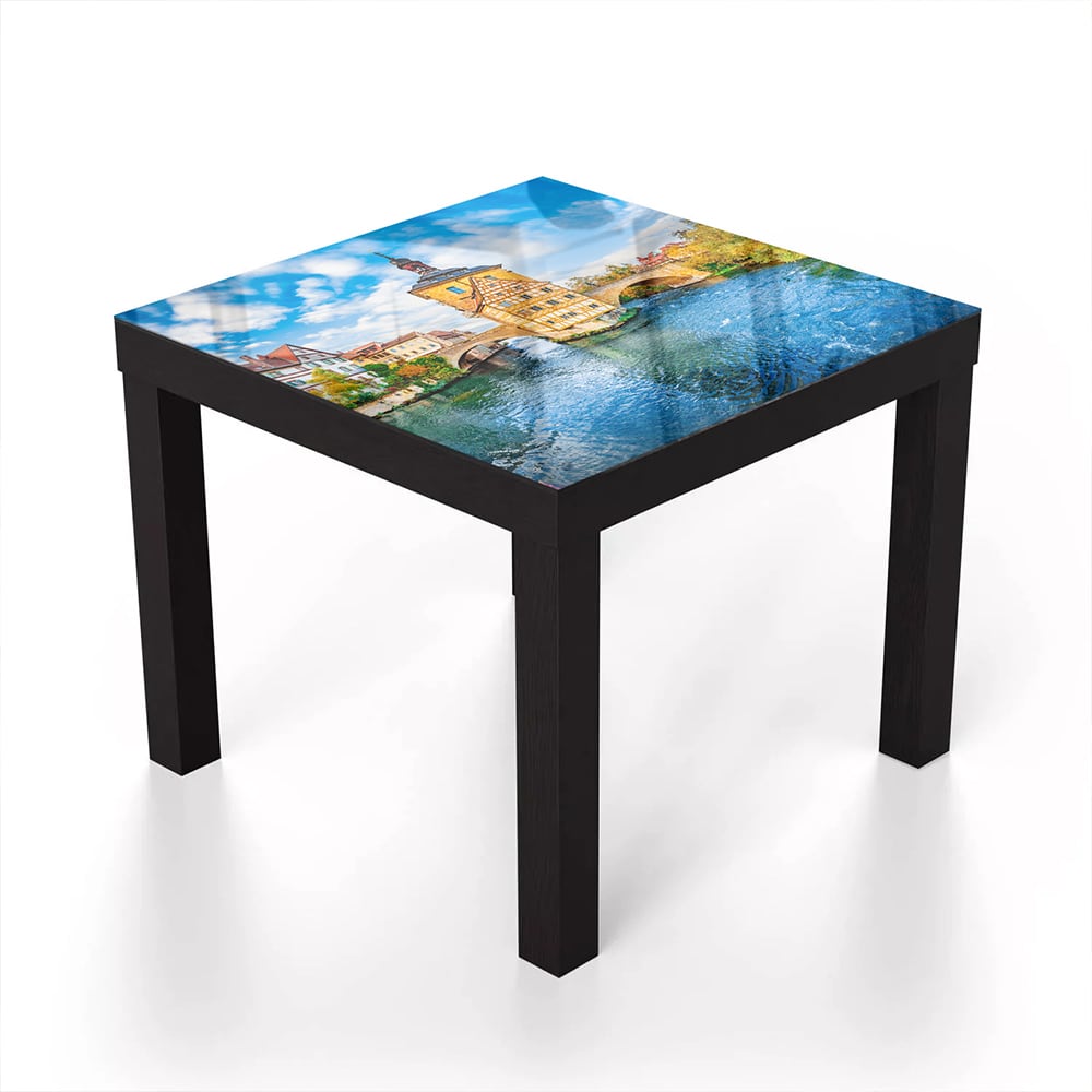 Salontafel 55x55 - Gehard Glas - Oude Stad van Bamberg