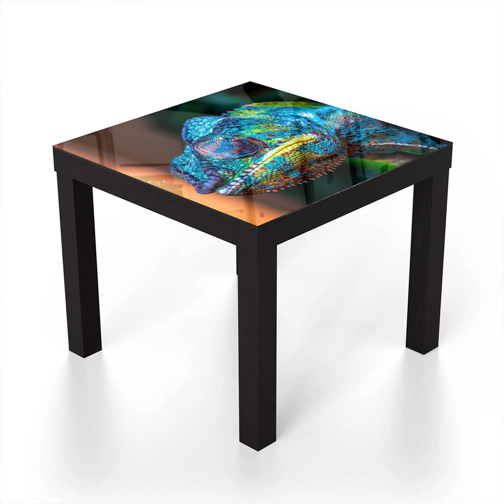 Salontafel 55x55 - Gehard Glas - Gekleurde Kameleon