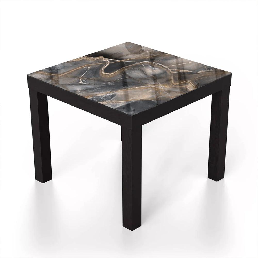 Salontafel 55x55 - Gehard Glas - Antiek Marmer