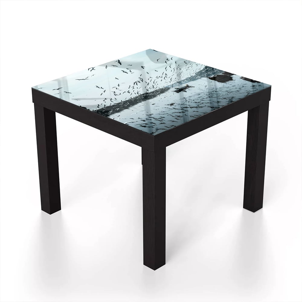 Salontafel 55x55 - Gehard Glas - Vogelvlucht over Water