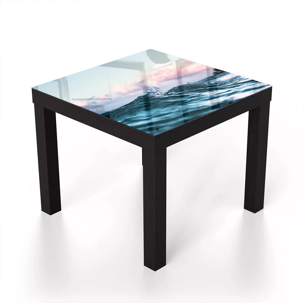 Salontafel 55x55 - Gehard Glas - Brekende Golven