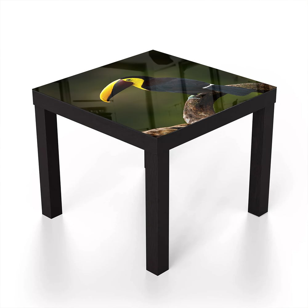 Salontafel 55x55 - Gehard Glas - Tropische Vogel