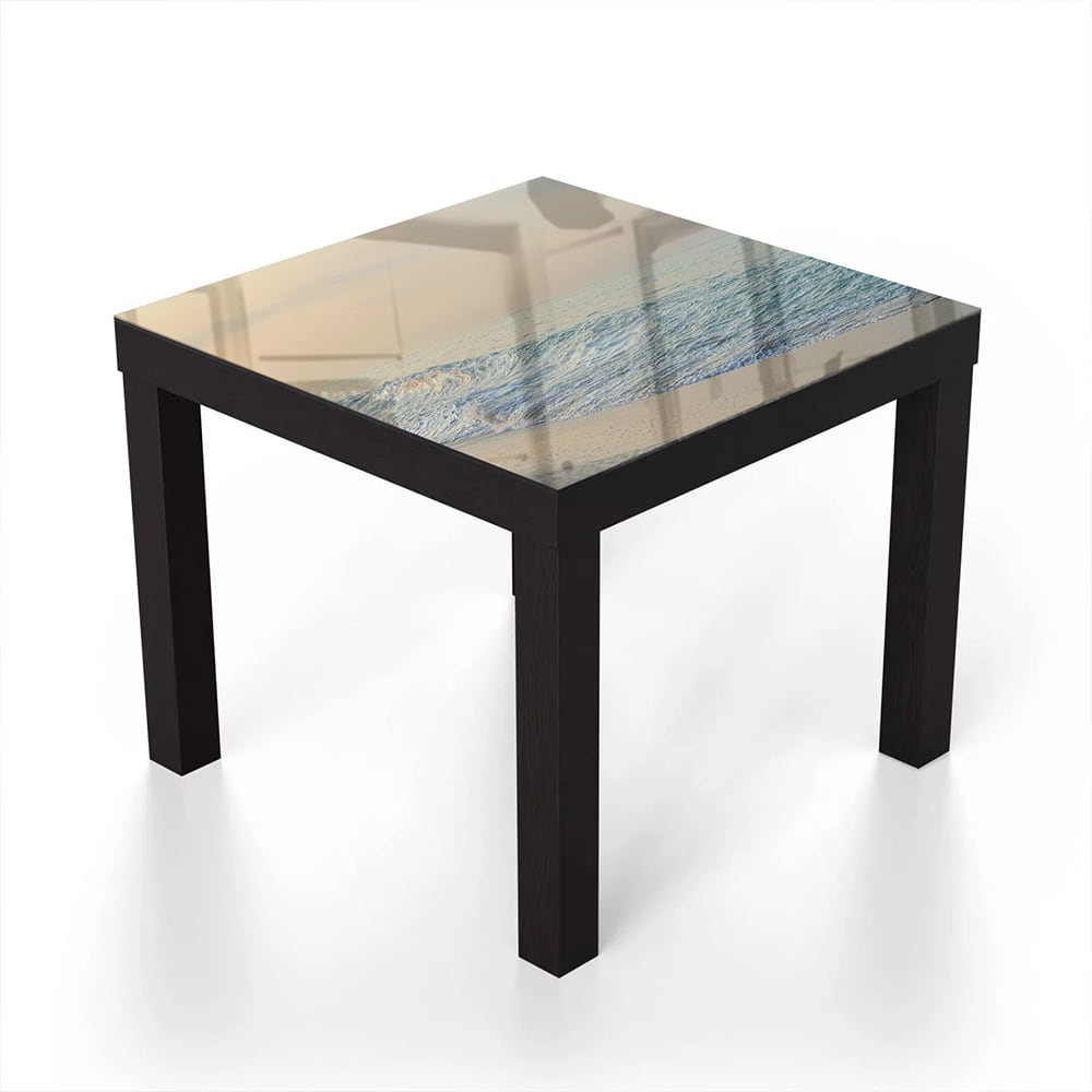 Salontafel 55x55 - Gehard Glas - Golvende Oceaan