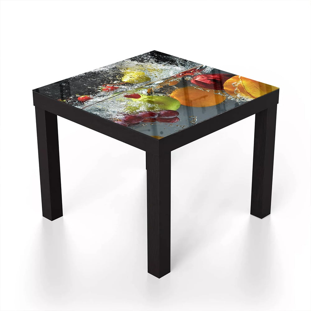 Salontafel 55x55 - Gehard Glas - Fruit Splash