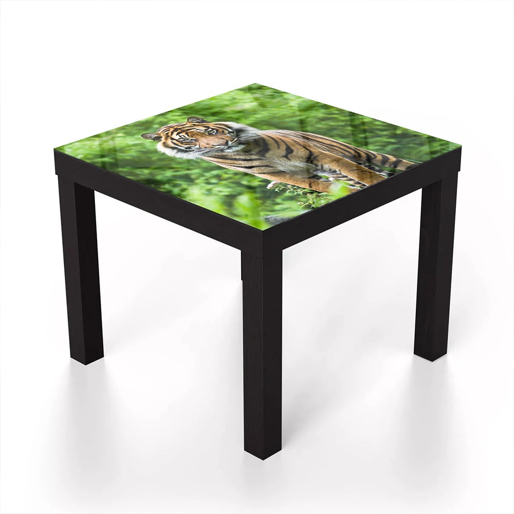 Salontafel 55x55 - Gehard Glas - Bengaalse Tijger