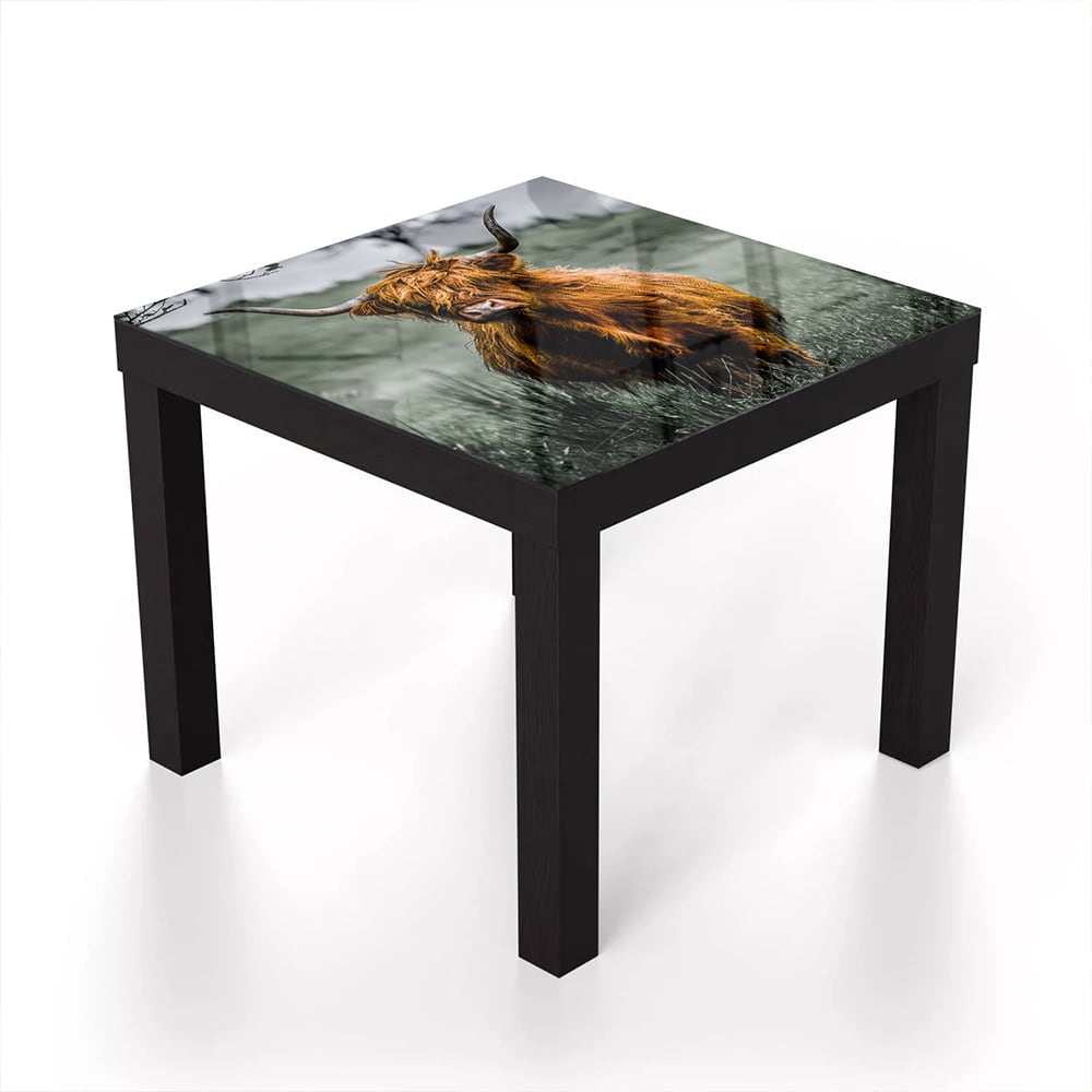 Salontafel 55x55 - Gehard Glas - Schotse Hooglander