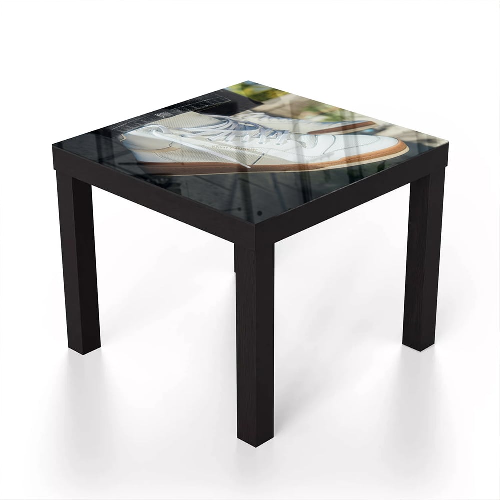 Salontafel 55x55 - Gehard Glas - Saint Laurent Schoenen