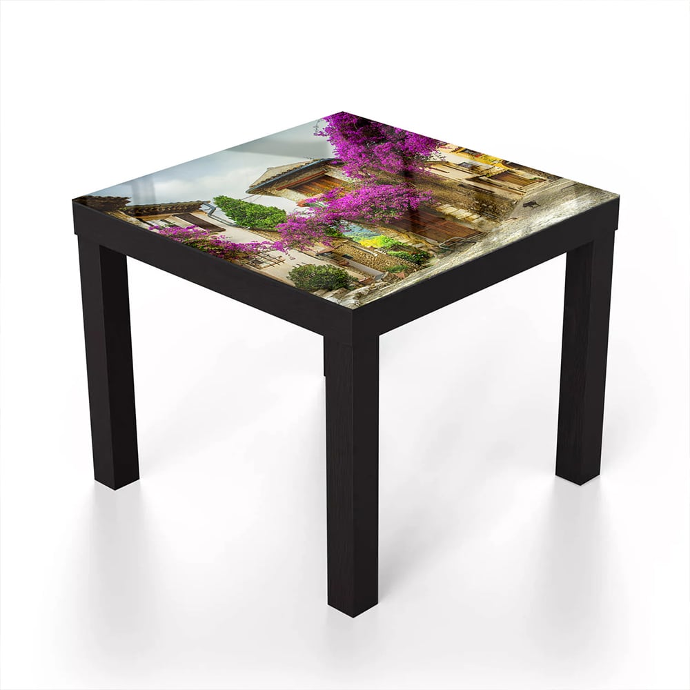 Salontafel 55x55 - Gehard Glas - Oud Stadje in de Provence