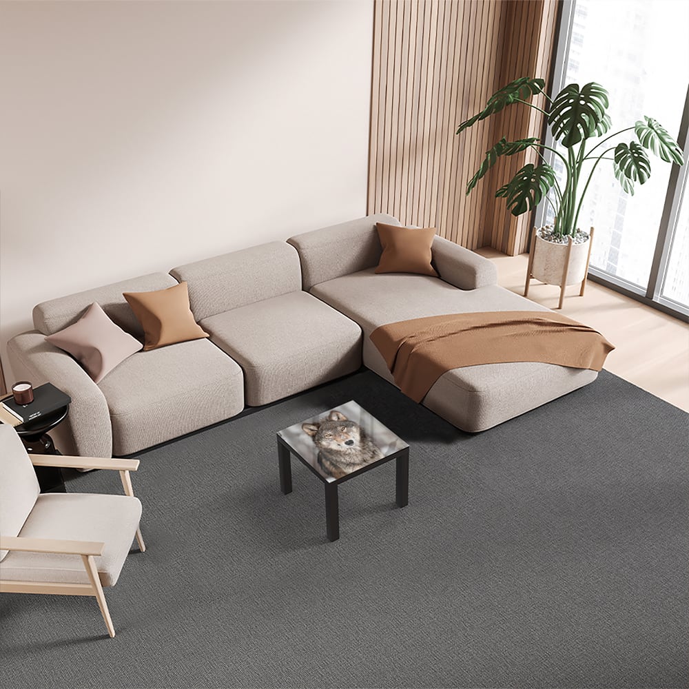 Salontafel 55x55 - Gehard Glas - Grijze Wolf