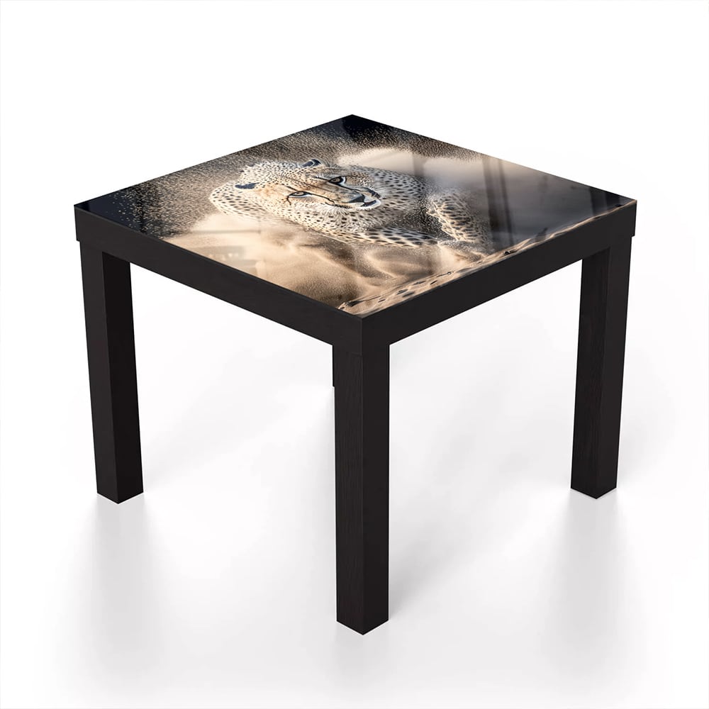 Salontafel 55x55 - Gehard Glas - Cheetah