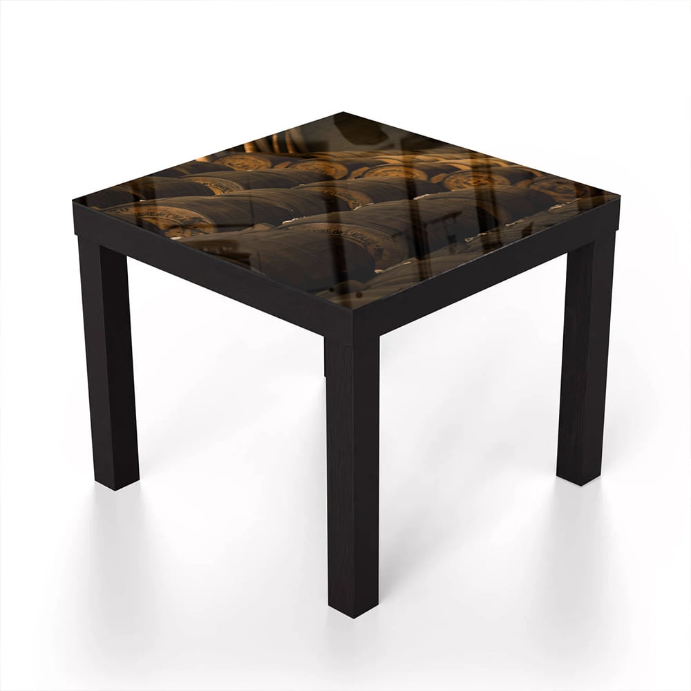 Salontafel 55x55 - Gehard Glas - Wijnvaten