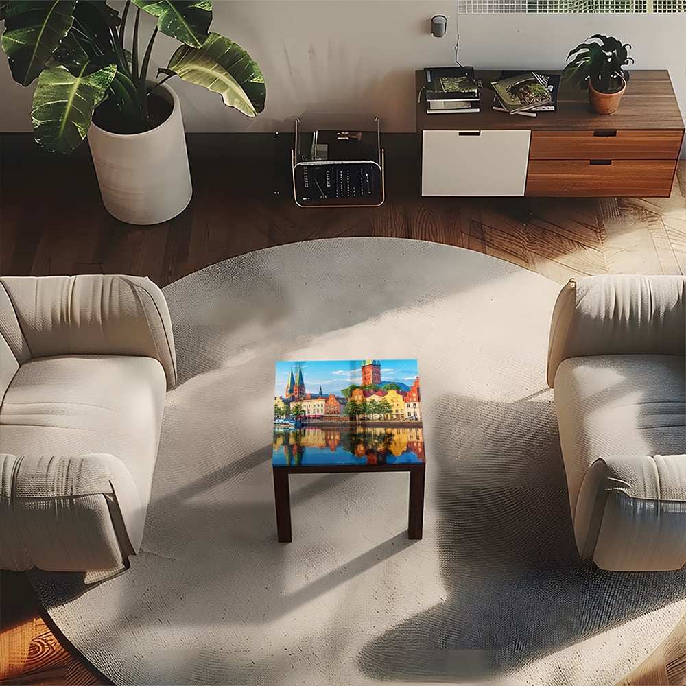 Salontafel 55x55 - Gehard Glas - LÃ¼beck aan het Water