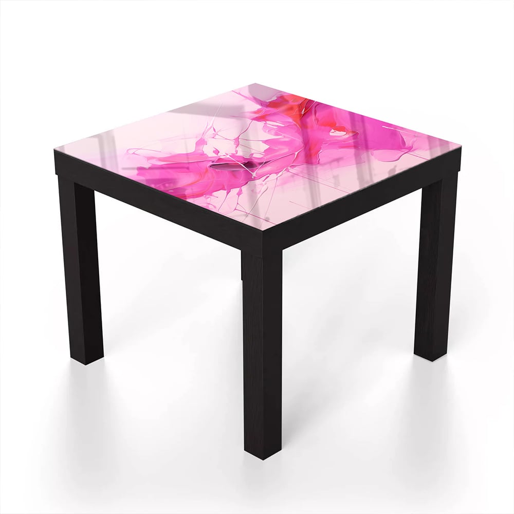 Salontafel 55x55 - Gehard Glas - Abstracte Verf Kunst