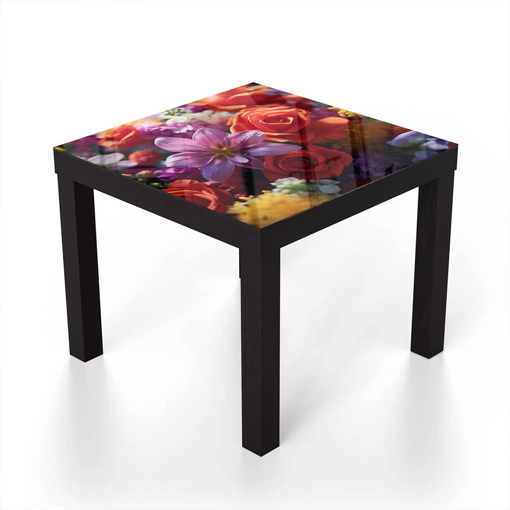 Salontafel 55x55 - Gehard Glas - Bloemenboeket