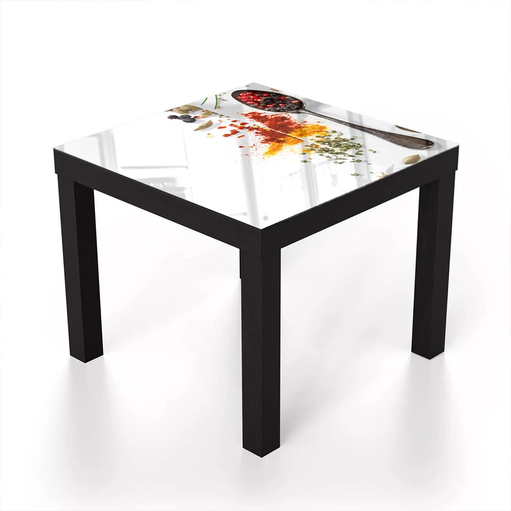 Salontafel 55x55 - Gehard Glas - Specerijenpalet