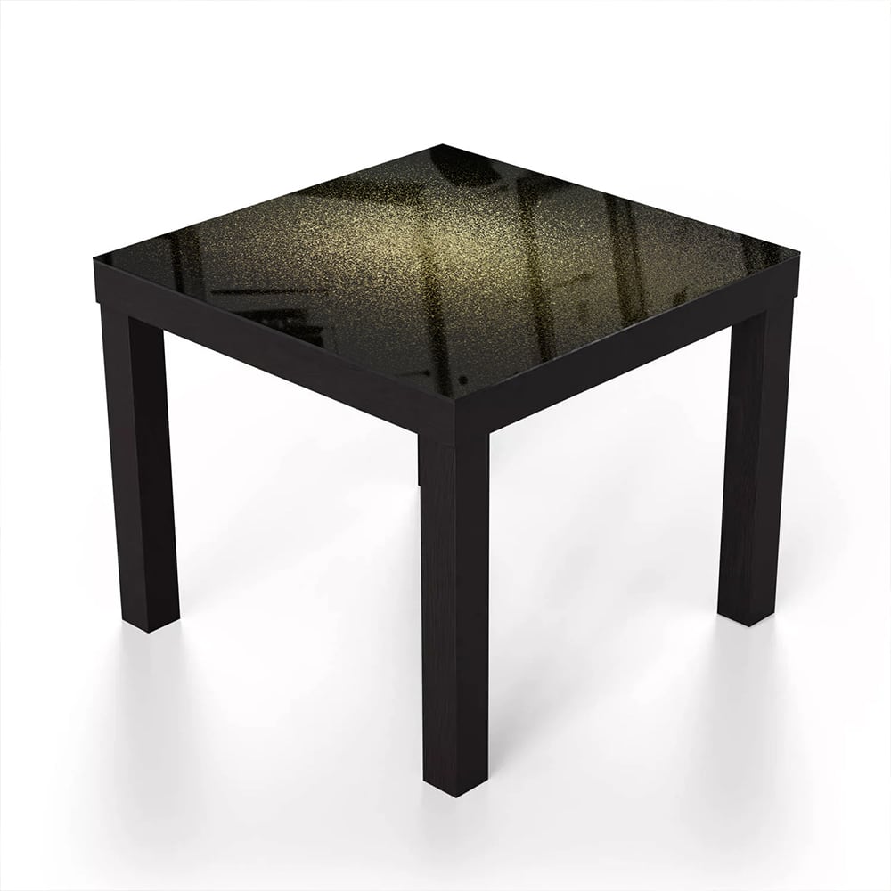 Salontafel 55x55 - Gehard Glas - Subtiele Gouden Gloed