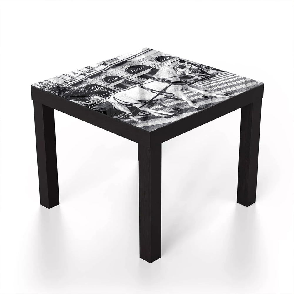 Salontafel 55x55 - Gehard Glas - Paard en Wagen voor Cartier Winkel