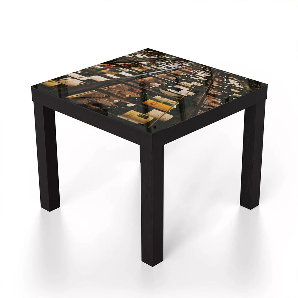 Salontafel 55x55 - Gehard Glas - Wijnkelder