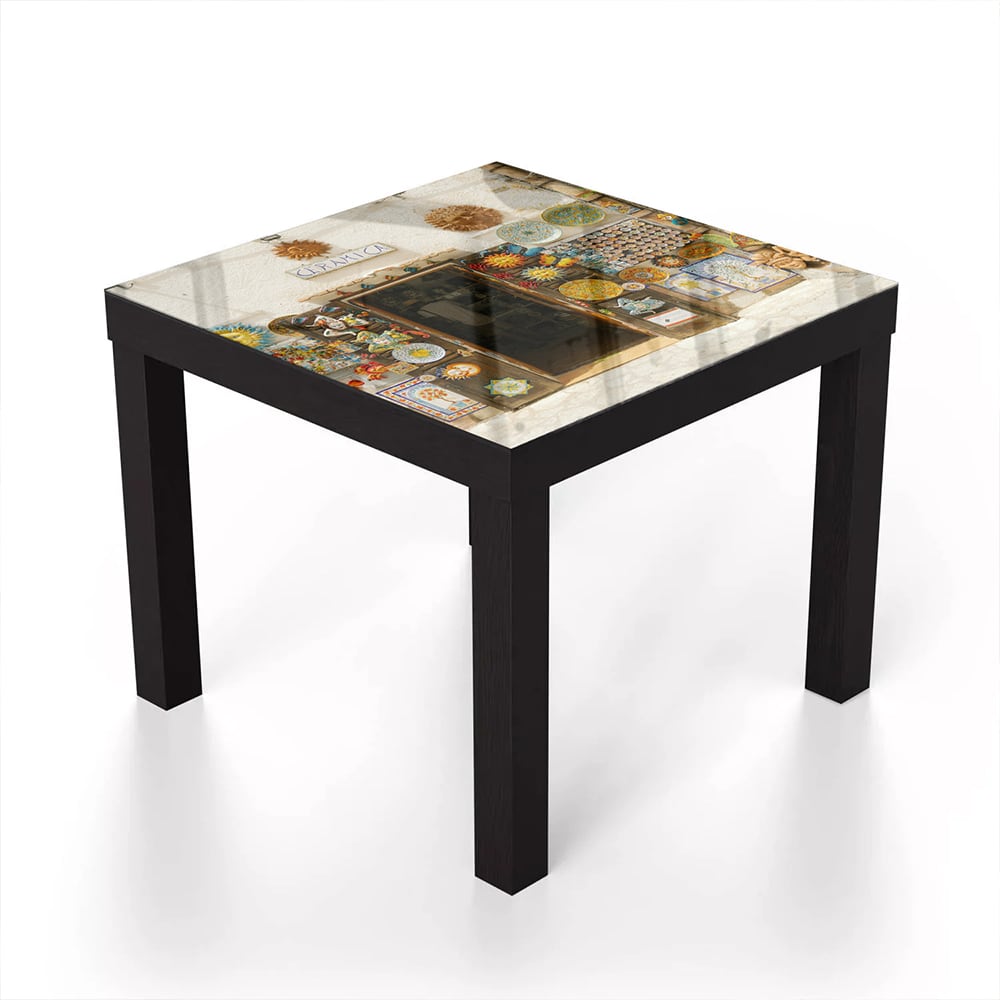 Salontafel 55x55 - Gehard Glas - Artistieke Winkel