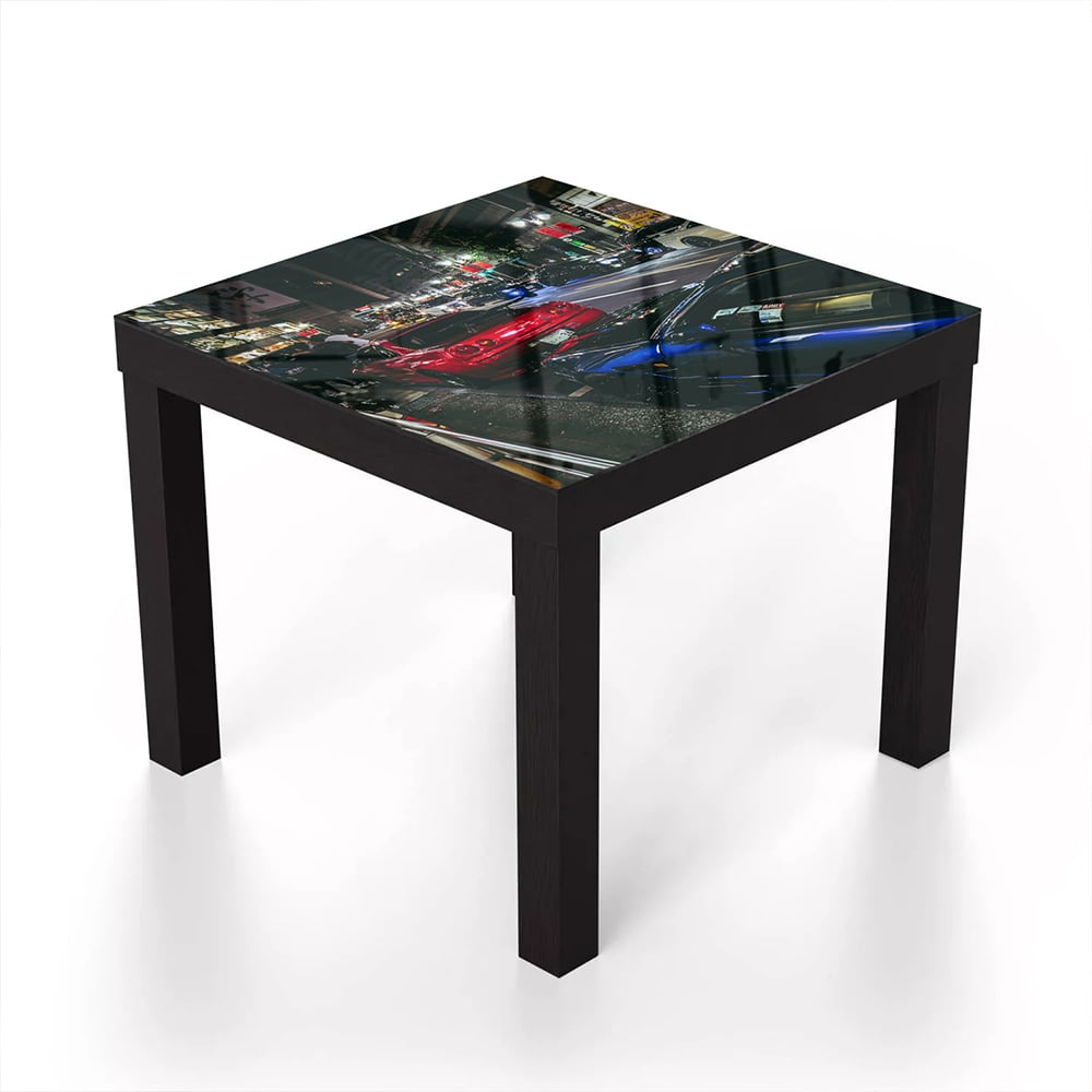 Salontafel 55x55 - Gehard Glas - Japanse Auto's