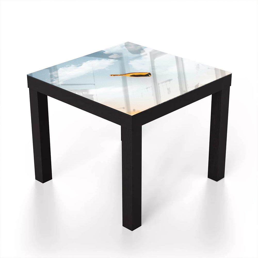 Salontafel 55x55 - Gehard Glas - Bottega Gold