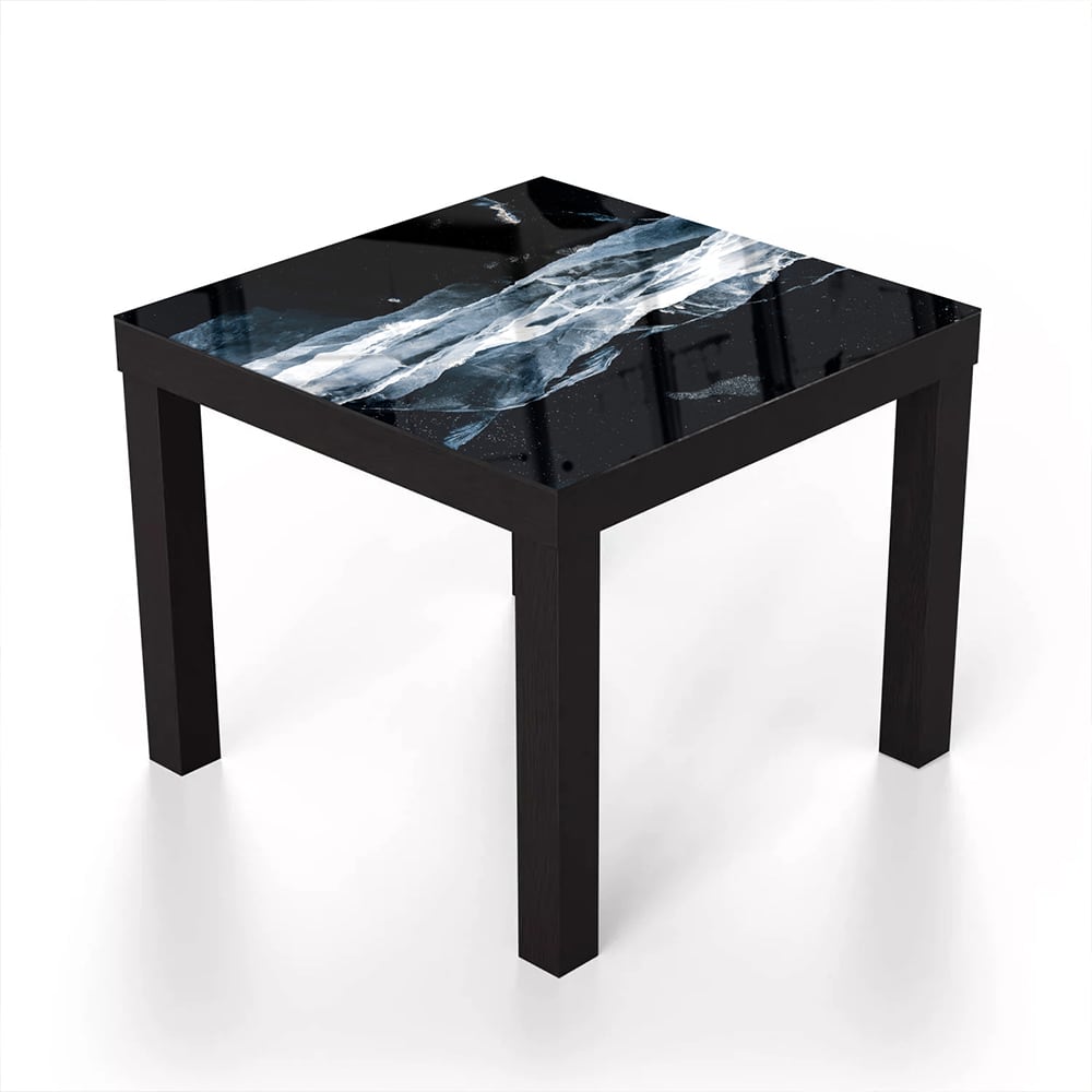 Salontafel 55x55 - Gehard Glas - Gebroken Ijs