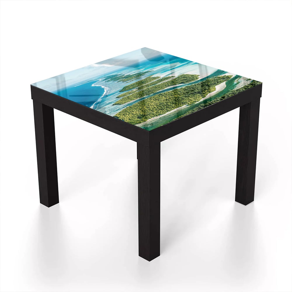 Salontafel 55x55 - Gehard Glas - De Malediven