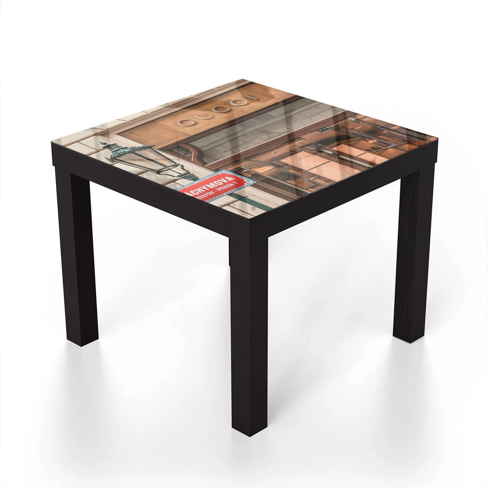 Salontafel 55x55 - Gehard Glas - Gucci Winkel Front