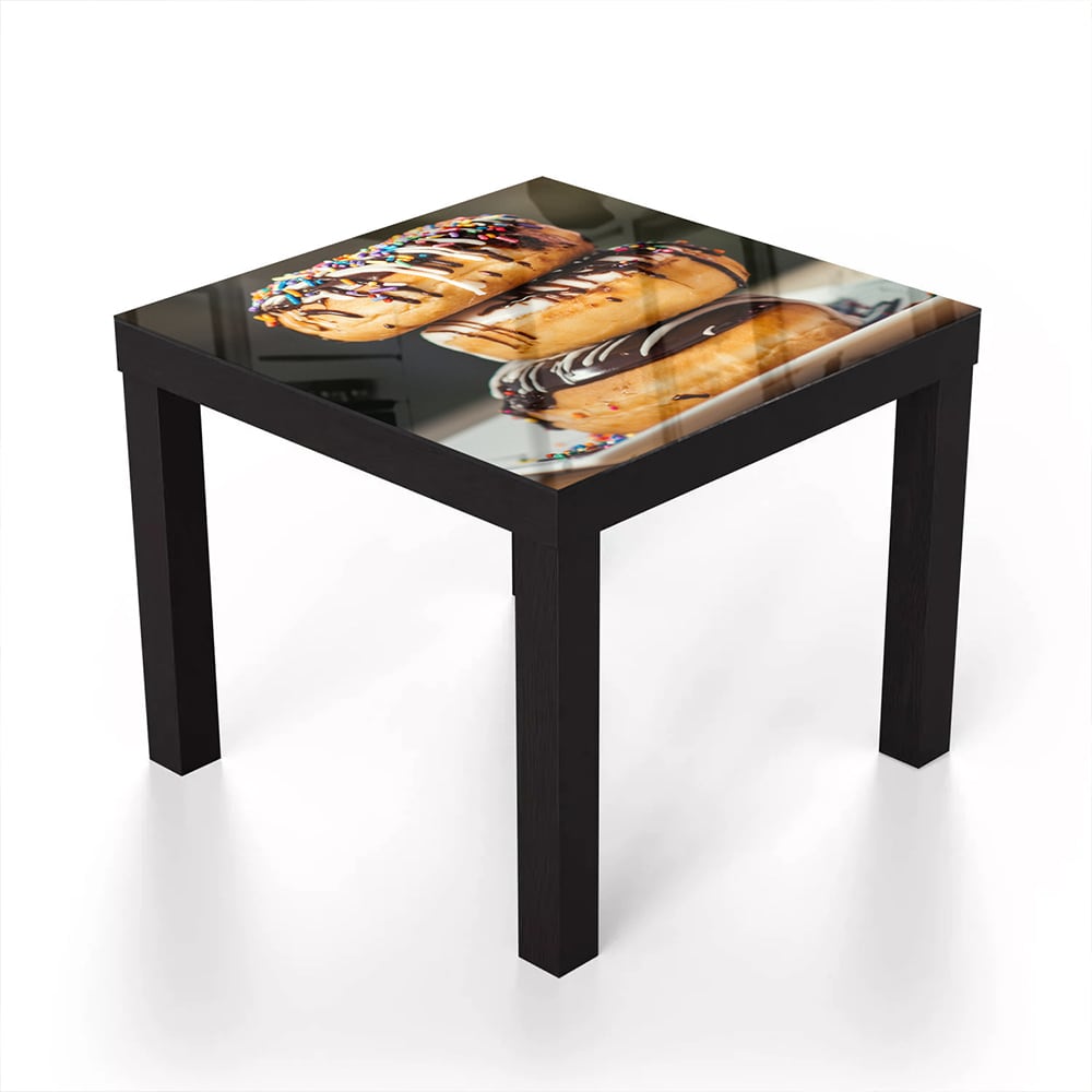 Salontafel 55x55 - Gehard Glas - Donuts