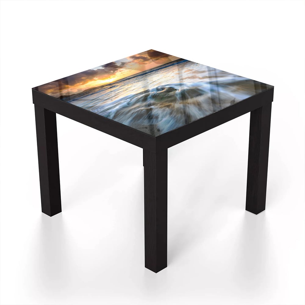 Salontafel 55x55 - Gehard Glas - Bewegende Stroming