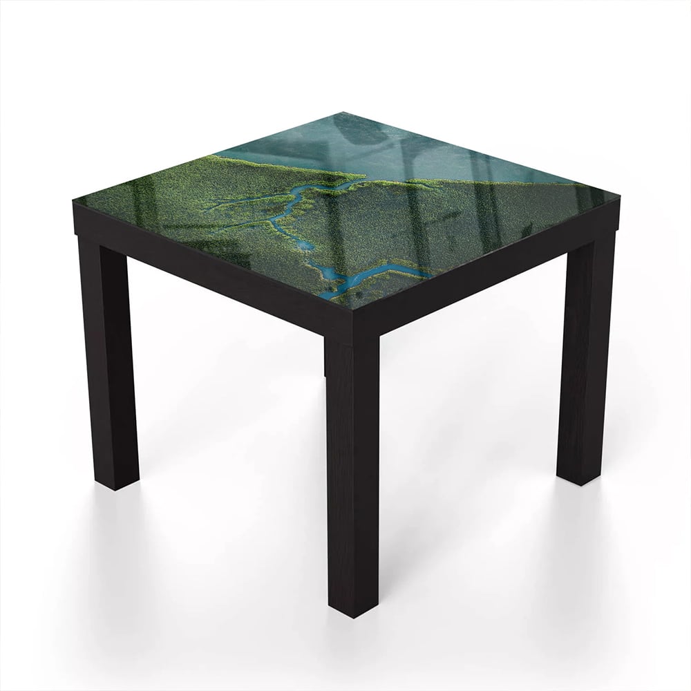 Salontafel 55x55 - Gehard Glas - Mangrovebos van Bovenaf