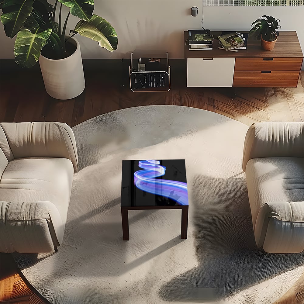 Salontafel 55x55 - Gehard Glas - Licht in Beweging