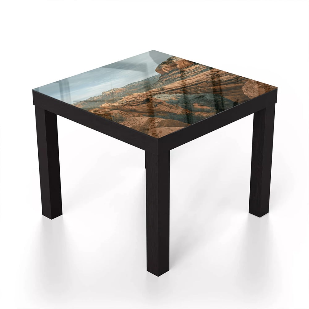 Salontafel 55x55 - Gehard Glas - Rotsen in de Canyons