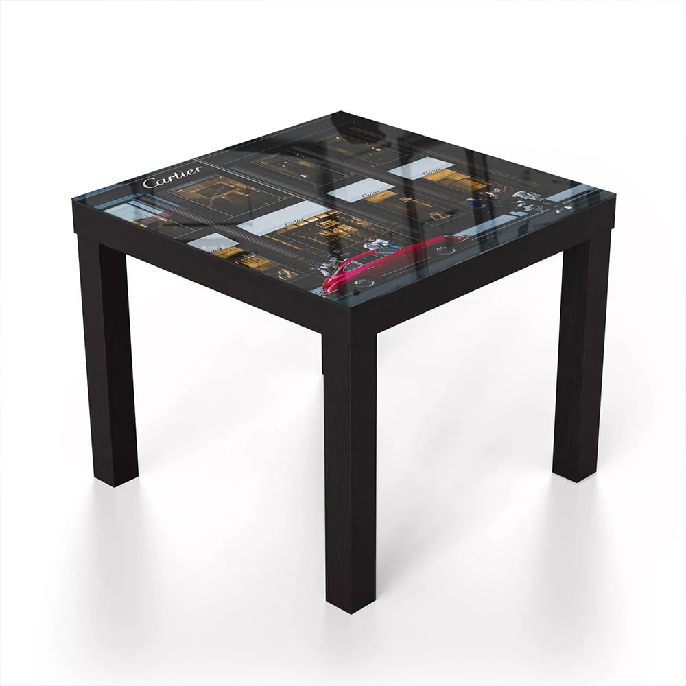 Salontafel 55x55 - Gehard Glas - Cartier Winkel Front