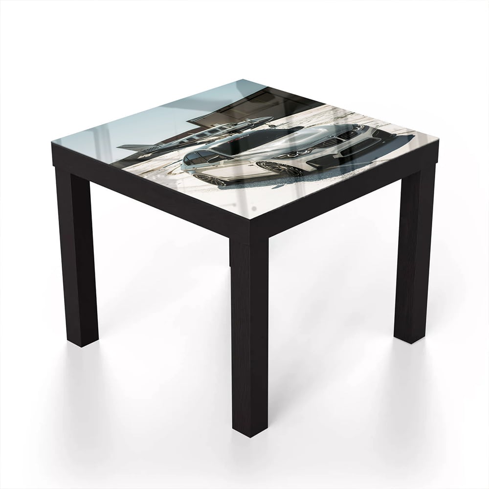 Salontafel 55x55 - Gehard Glas - Auto & Vliegtuig