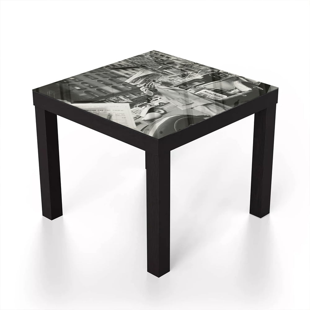 Salontafel 55x55 - Gehard Glas - New York in Zwart-Wit