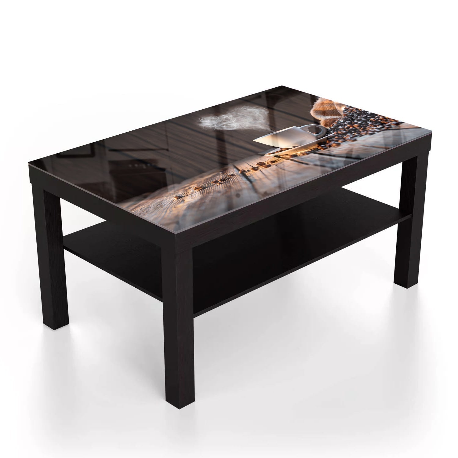 Salontafel 90x55 - Gehard Glas - Koffie Moment