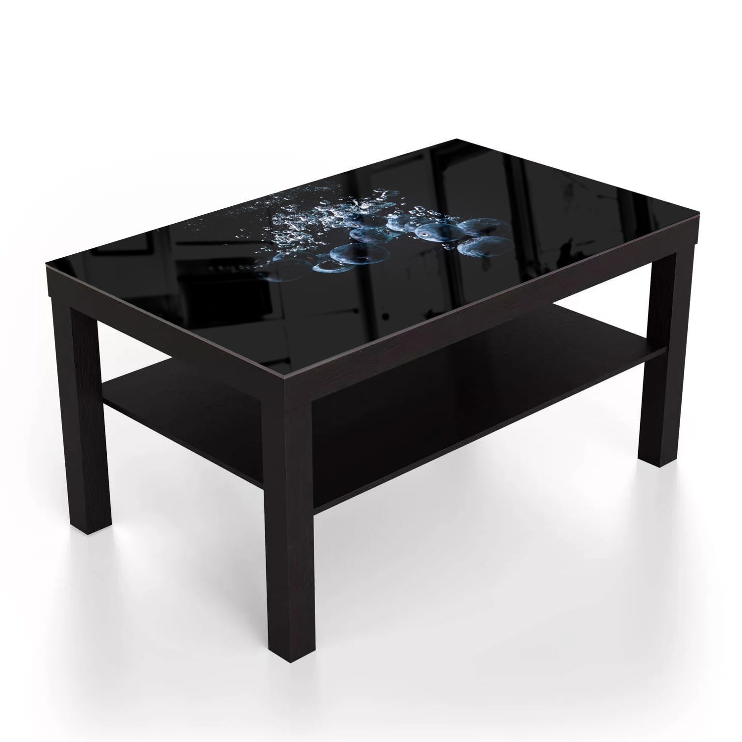 Salontafel 90x55 - Gehard Glas - Bosbessen in het Water