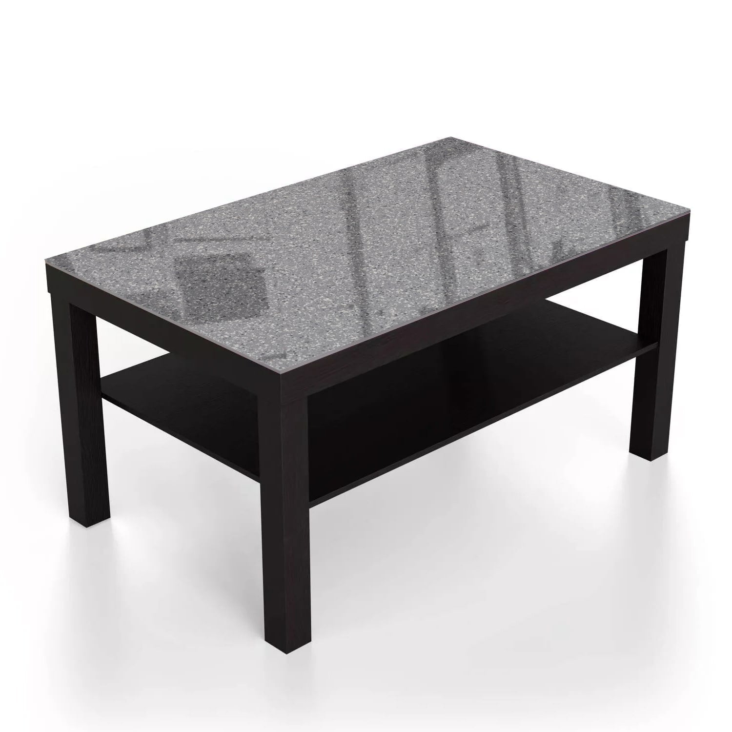 Salontafel 90x55 - Gehard Glas - Grijs Graniet