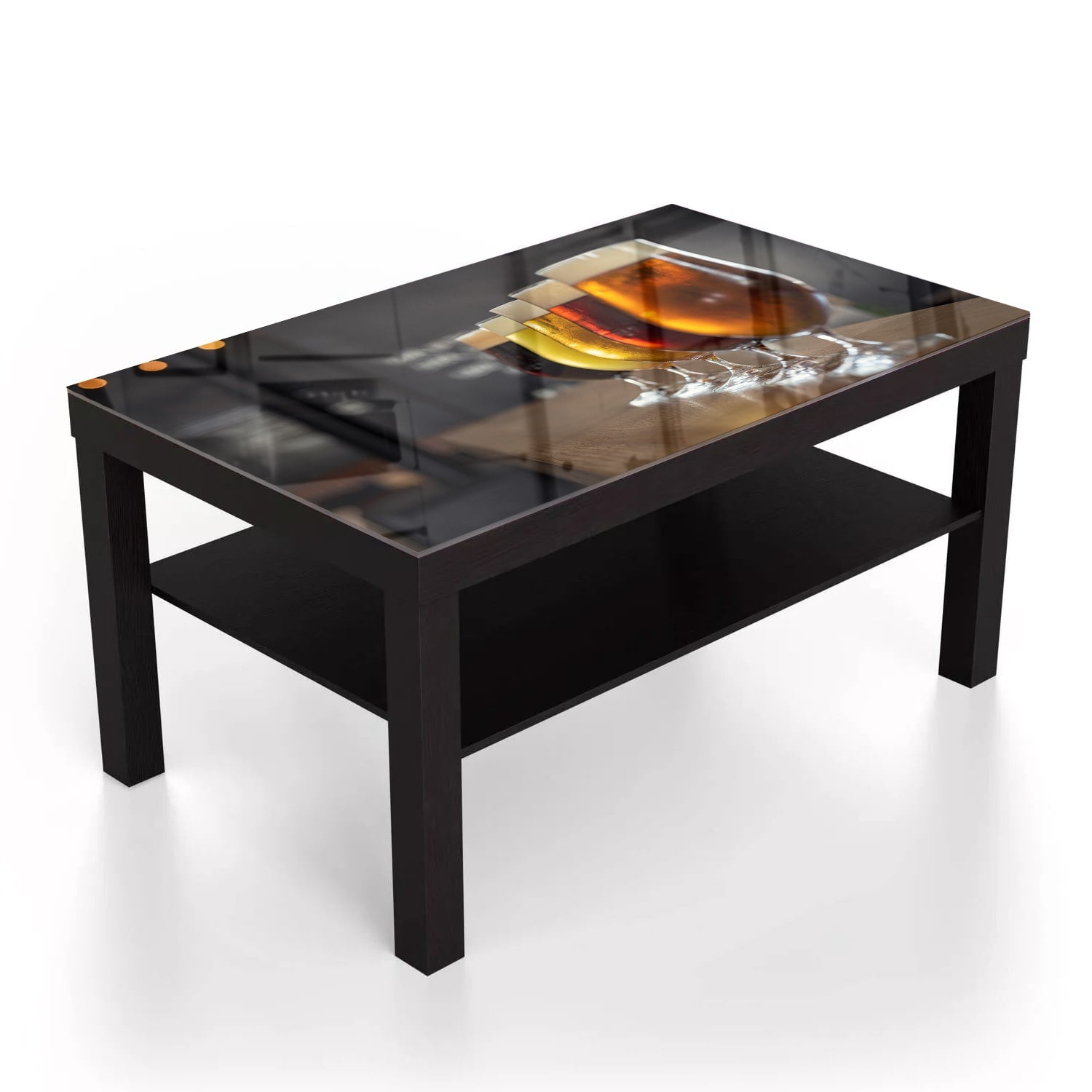 Salontafel 90x55 - Gehard Glas - Verschillende Bieren