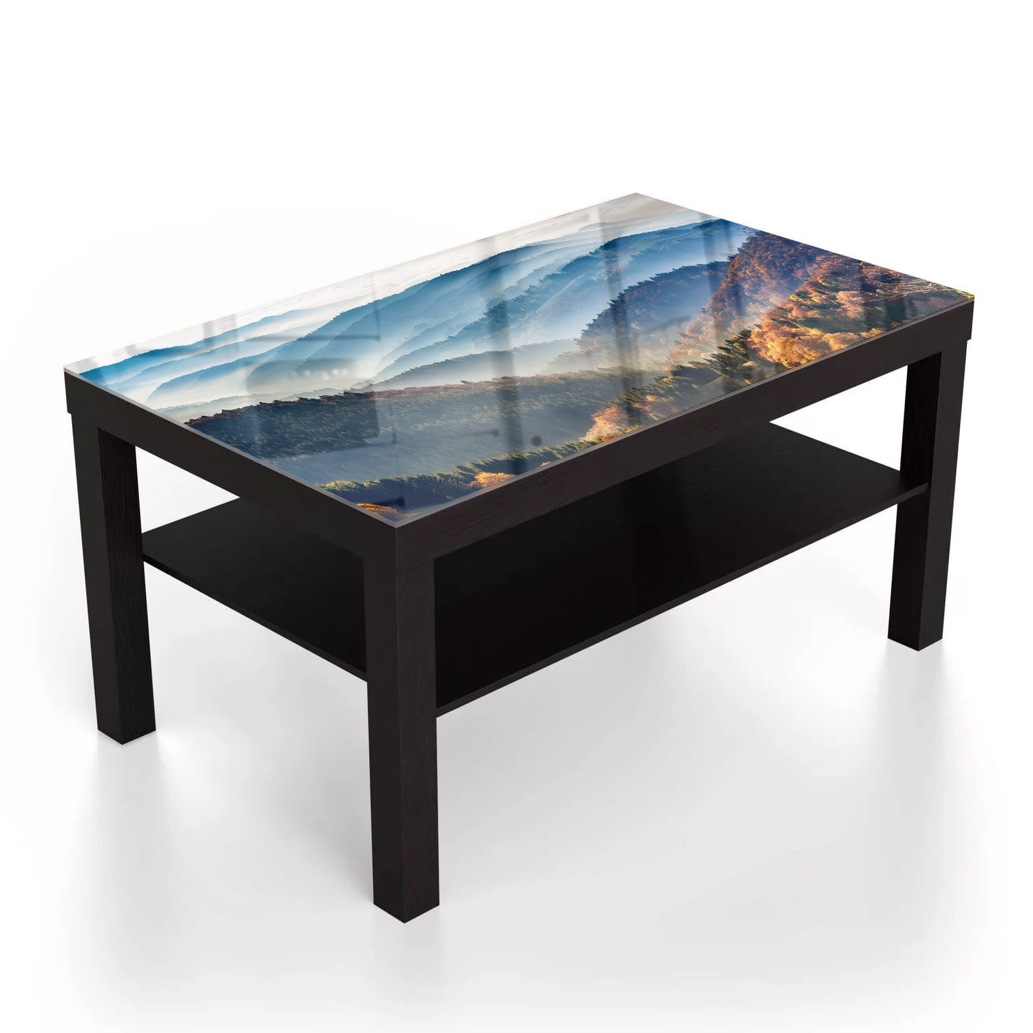 Salontafel 90x55 - Gehard Glas - Bergen Landschap