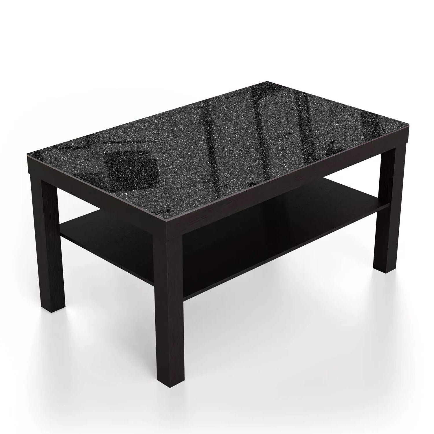 Salontafel 90x55 - Gehard Glas - Asfalt Textuur