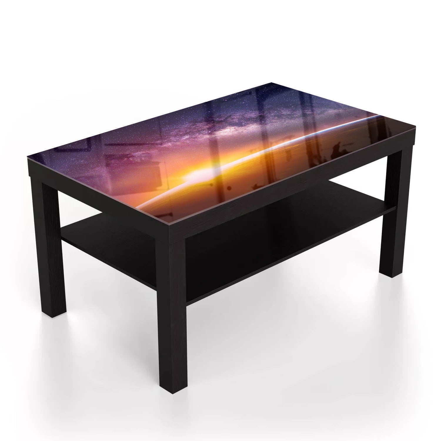 Salontafel 90x55 - Gehard Glas - Landschap met Melkwegstelsel
